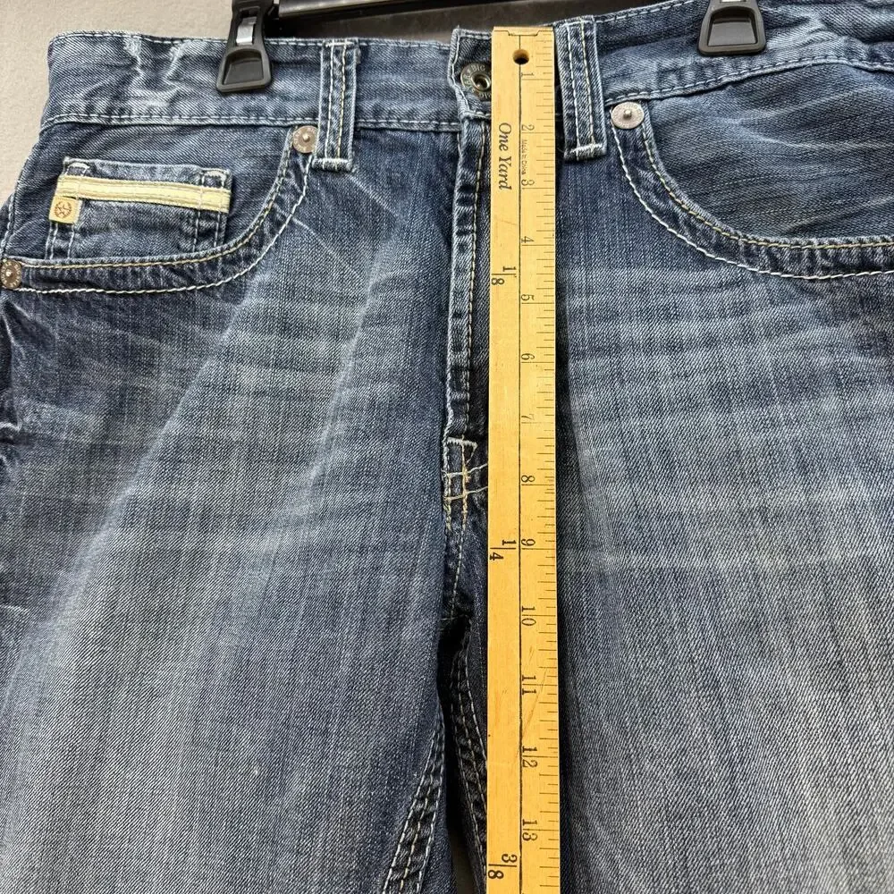 Big Star Men's Jeans 34R Blue Pioneer Regular Bootcut Leg Relaxed Fit Preppy